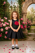 Girls Party Dress Rose Garden Floral